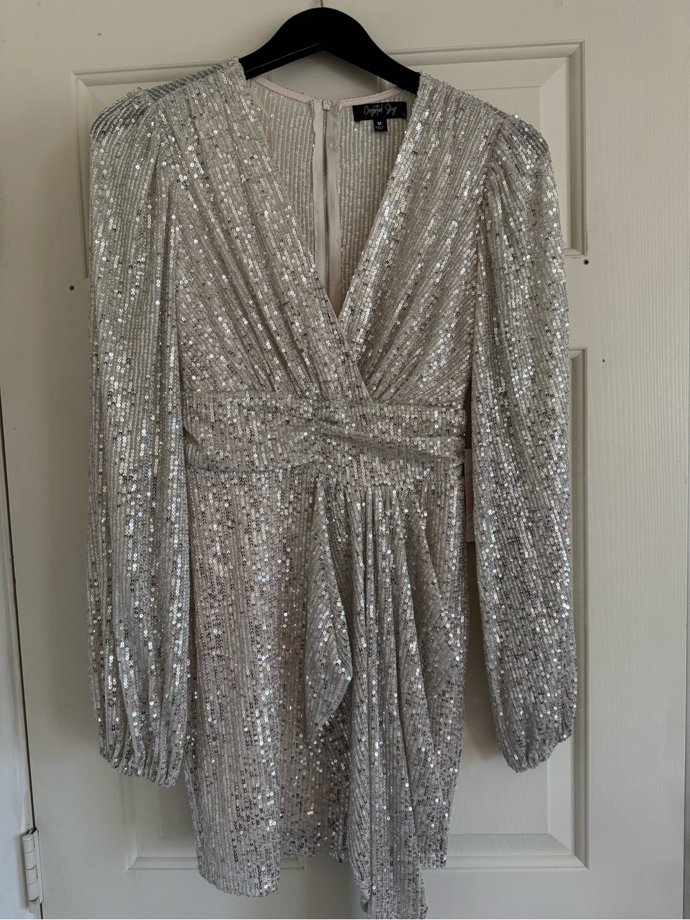 Sparkling Sequin Dress in Silver